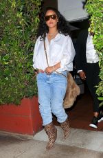 RIHANNA Out for Dinner in Santa Monica 09/13/2024