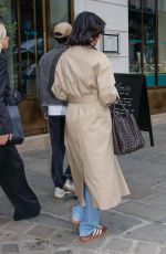 ROCHELLE HUMES Leaves Her Hotel at Paris Fashion Week 09/23/2024