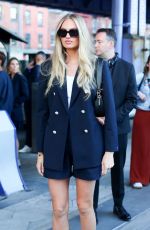 ROMEE STRIJD Arrives at Tommy Hilfiger Fsahion Show in New York 09/08/2024