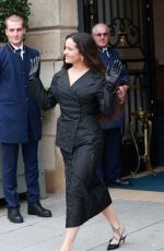 ROSALIA Heading to Dior Show at Paris Fashion Week 09/24/2024