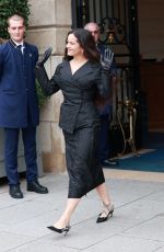 ROSALIA Heading to Dior Show at Paris Fashion Week 09/24/2024
