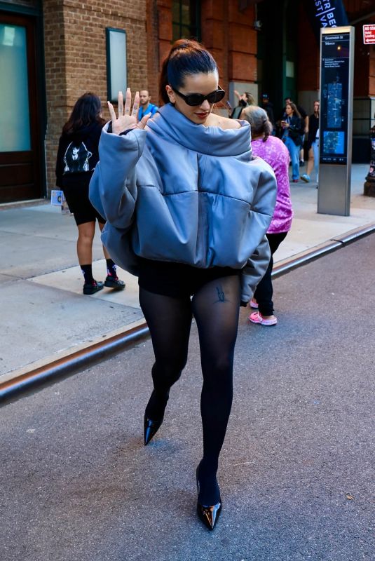 ROSALIA Leaves Greenwich Hotel in New York 09/08/2024
