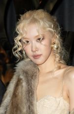 ROSE at Saint Laurent Fashion Show at Paris Fashion Week 09/24/2024