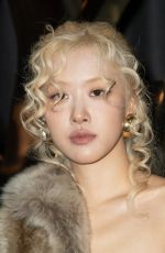 ROSE at Saint Laurent Fashion Show at Paris Fashion Week 09/24/2024