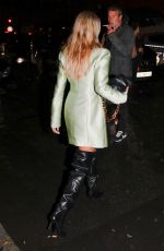 ROSE BERTRAM Leaves Costes Restaurant at Paris Fashion Week 09/26/2024