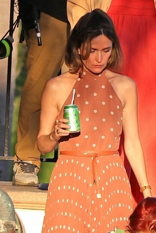 ROSE BYRNE on the Set of Platonic in Bel Air in Los Angeles 09/11/2024
