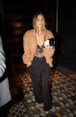 ROSIE HUNTINGTON-WHITELEY Out for Dinner at Hotel Costes at Paris Fashion Week 09/25/2024