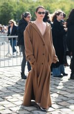 RUTH WILSON Arrives at Loewe Show at Paris Fashion Week 09/27/2024