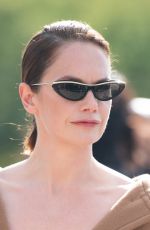 RUTH WILSON Arrives at Loewe Show at Paris Fashion Week 09/27/2024
