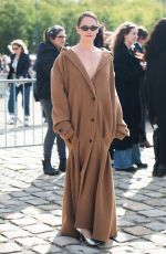 RUTH WILSON Arrives at Loewe Show at Paris Fashion Week 09/27/2024