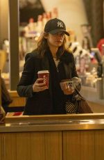 RUTH WILSON Grabbing a Costa Coffee at Heathrow Airport in London 09/19/2024