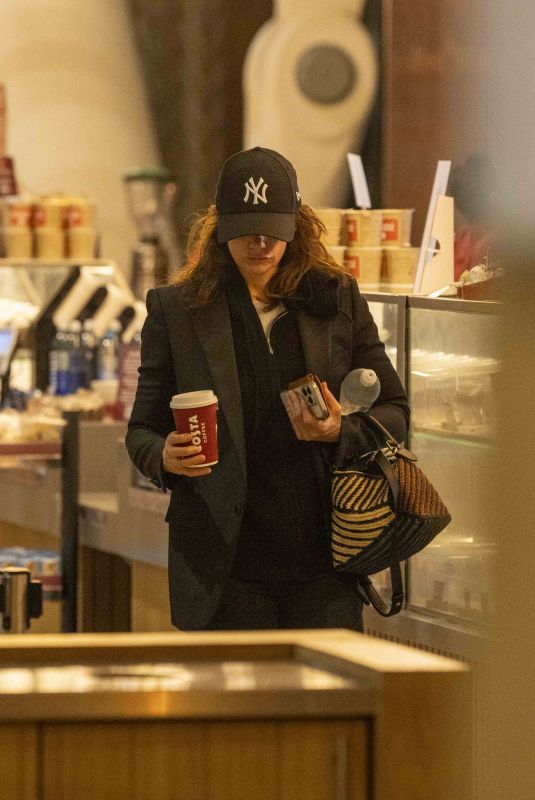 RUTH WILSON Grabbing a Costa Coffee at Heathrow Airport in London 09/19/2024