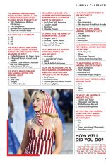 SABRINA CARPENTER in Pop Superstars - Sabrina Carpenter 2024