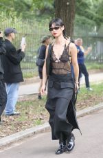 SABRINA LAN Arrives at Gucci Show at Milan Fashion Week 09/20/2024