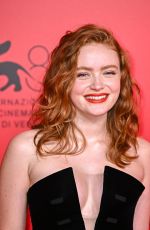 SADIE SINK at Armani Beauty Dinner Photocall at 81st Venice International Film Festival 08/31/2024
