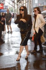 SALMA HAYEK Arrives at CBS Mornings in New York 09/10/2024