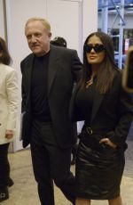 SALMA HAYEK Arrives at CBS Mornings in New York 09/10/2024