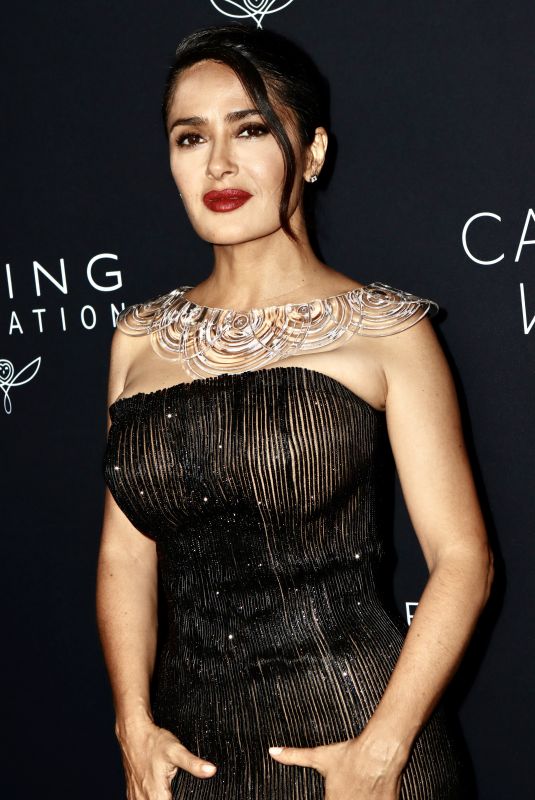 SALMA HAYEK at Kering Foundation