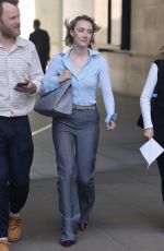SAOIRSE RONAN Arrives at BBC Studios in London 09/18/2024