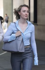 SAOIRSE RONAN Arrives at BBC Studios in London 09/18/2024