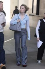 SAOIRSE RONAN Arrives at BBC Studios in London 09/18/2024