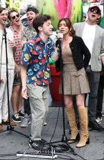 SARAH HYLAND at Little Shop Of Horrors Installation Unveiling at Times Square in New York 09/19/2024