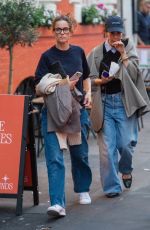 SARAH PAULSON and AMANDA PEET Out in London 09/21/2024