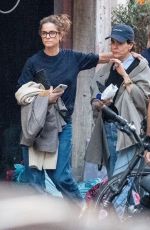 SARAH PAULSON and AMANDA PEET Out in London 09/21/2024