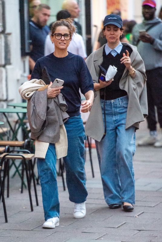 SARAH PAULSON and AMANDA PEET Out in London 09/21/2024
