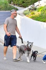 SARAH SILVERMAN and Rory Albanese Out with Their Dogs in Los Angeles 09/12/2024
