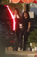 SAWEETIE Leaves Bird Streets Club in West Hollywood 09/21/2024