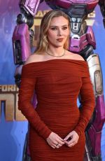 SCARLETT JOHANSSON at Transformers One Premiere at Cineworld Leicester Square in London 09/19/2024