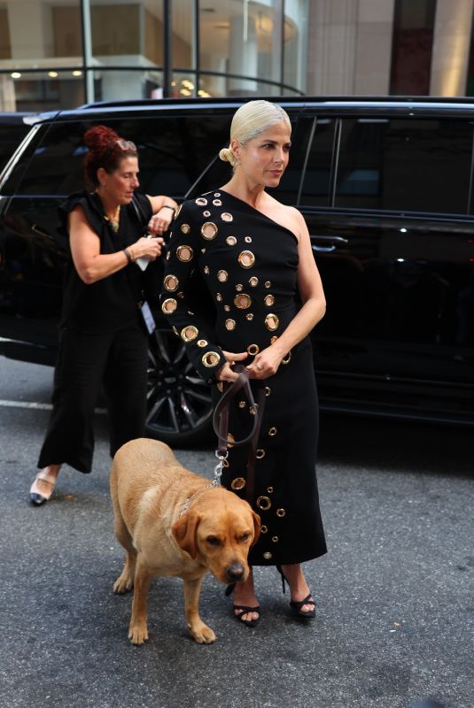 SELMA BLAIR Arrives at and Event at Rockefeller Center at New York Fashion Week 09/06/2024
