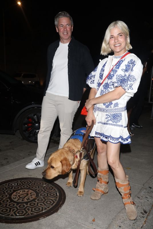 SELMA BLAIR Arrives at Craig