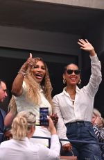 SERENA WILLIAMS and ALICIA KEYS at 2024 US Open in New York 09/01/2024