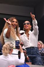 SERENA WILLIAMS and ALICIA KEYS at 2024 US Open in New York 09/01/2024