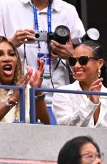 SERENA WILLIAMS and ALICIA KEYS at 2024 US Open in New York 09/01/2024