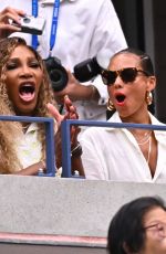 SERENA WILLIAMS and ALICIA KEYS at 2024 US Open in New York 09/01/2024