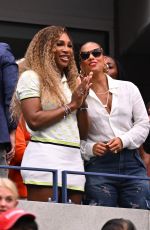 SERENA WILLIAMS and ALICIA KEYS at 2024 US Open in New York 09/01/2024