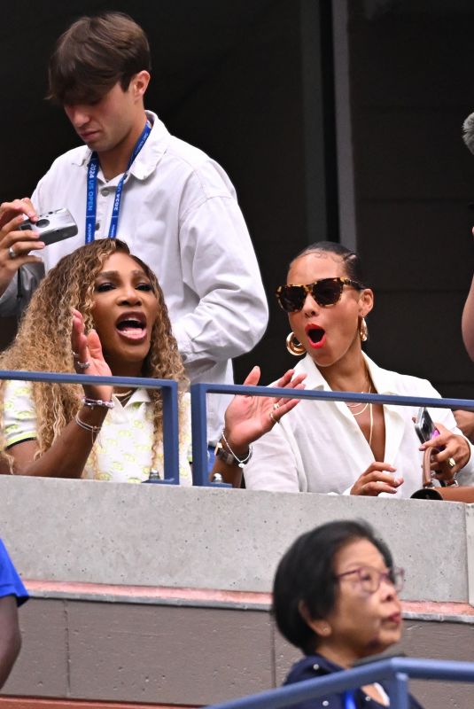 SERENA WILLIAMS and ALICIA KEYS at 2024 US Open in New York 09/01/2024