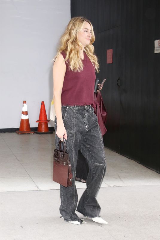 SHAILENE WOODLEY Leaves Drew Barrymore Show in New York 09/24/2024