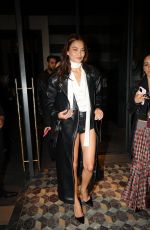 SHANINA SHAIK Arrives at Vetements Party at Costes in Paris 09/27/2024