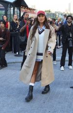 SHAY MITCHELL Arrives at Tommy Hilfiger Fsahion Show in New York 09/08/2024