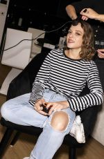 SHIRA HAAS Getting Ready for Loewe Fashion Show 09/27/2024