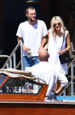 SIENNA MILLER and Oli Green on a Romantic Stroll in Venice 09/07/2024