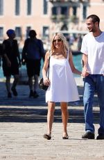 SIENNA MILLER and Oli Green on a Romantic Stroll in Venice 09/07/2024
