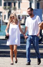 SIENNA MILLER and Oli Green on a Romantic Stroll in Venice 09/07/2024
