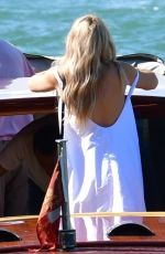 SIENNA MILLER and Oli Green Out in Venice 09/07/2024