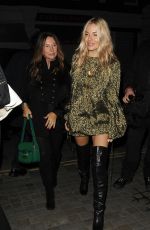 SIENNA MILLER Leaves Chiltern Firehouse in London 09/20/2024
