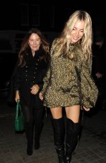 SIENNA MILLER Leaves Chiltern Firehouse in London 09/20/2024